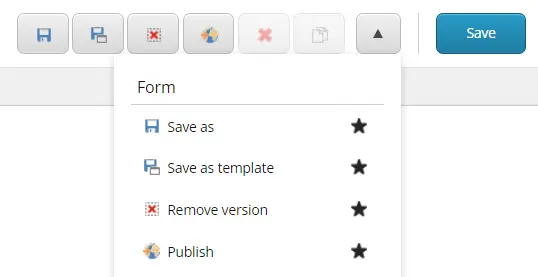 extend sitecore forms designer with publish functionality